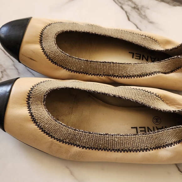 Chanel Ballet Flats Sz 10 (US 9) - Picture 3 of 9